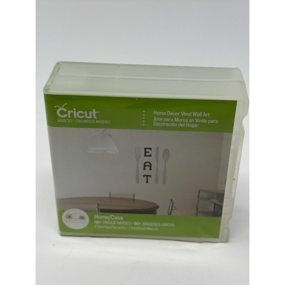 Cricut Cartridge ~ HOME DECOR VINYL WALL ART ~ 2002176 ~ Used